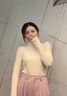 莫代爾高品質(zhì)打底衫女2026秋冬桑蠶絲新款內搭中高領(lǐng)保暖上衣加絨加厚 椰奶杏【高領(lǐng)】 M 80-105斤 曬單實(shí)拍圖