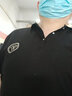 圣彼威朗  大碼男裝翻領(lǐng)短袖t恤polo加肥加大胖子肥佬半袖有領(lǐng)體恤衫特大號彈力寬松上衣xxxl TX144黑色 3XL(190-210斤) 曬單實(shí)拍圖