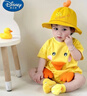 G.DUCKKIDS嬰兒衣服夏季A類純棉足球新款男女寶寶無袖背心洋氣小童連體衣潮 【半袖卡通小黃鴨】送襪子 90碼 曬單實(shí)拍圖