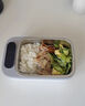 物克USB充電式定時加熱飯盒免注水辦公室上班族車載露營免插電保溫快速電熱便攜大容量不銹鋼自熱飯盒 1L F3【一鍵消毒+USB充電+定時加熱】 曬單實拍圖