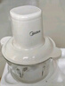 美的（Midea）絞肉機(jī)家用絞餡機(jī) 碎肉機(jī) 電動(dòng)多功能料理攪拌機(jī)餃子肉餡輔食機(jī) 蒜蓉機(jī) 攪肉機(jī)JC001約2L 曬單實(shí)拍圖