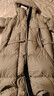 獨束大碼女裝可拆卸連帽休閑羽絨服女微胖mm冬新款通勤保暖羽絨外套 卡其色 L (尺碼：2) 曬單實(shí)拍圖