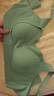 赫蓮娜（HR）提拉無痕內(nèi)衣女小胸聚攏無鋼圈胸罩收副乳防下垂舒適bra文胸 果綠色 L 【建議75C/80AB】 曬單實拍圖