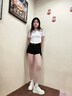 卓詩(shī)尼厚底小白鞋女2025秋季新款休閑時(shí)尚百搭女鞋小個(gè)子松糕底增高板鞋 米白色 37 曬單實(shí)拍圖