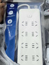 飛利浦（PHILIPS）新國標(biāo)安全插座 8位總控開關(guān) 1.8米 兒童保護(hù)門 插線板/插排/排插/接線板/拖線板2184WA 曬單實拍圖