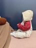 迪士尼（Disney）嬰兒連體衣春裝洋氣男寶寶衣服春季新款小月齡連帽哈衣爬服 米紅拼色 66cm (建議5-14斤) 曬單實拍圖