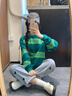 DAPHNE達芙妮白色樂福鞋女2025新款厚底英倫風小皮鞋女款松糕底粗跟鞋女 米白色 38 曬單實拍圖