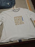 頭號青年短袖男新款冰絲透氣加大碼夏裝寬松休閑速干半袖上衣服T恤 白 8XL 曬單實(shí)拍圖