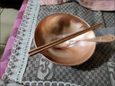 樂宏駿銅碗純銅白癜風(fēng)補(bǔ)銅餐具套裝紫銅碗食品級銅筷子銅勺子銅水杯茶杯 紫銅四件套【碗+筷子+勺子+水杯】 曬單實(shí)拍圖
