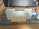 NuPhyKick75矮軸鍵盤 無線三模gasket客制化電競游戲RGB燈效全鍵熱插拔 nano靜音軸筆記本電腦辦公專用 單鍵盤 黛粉軸-靜音軸-42gf nano軸-矮軸 曬單實拍圖