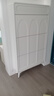 圣芳黛【上門(mén)包安裝】奶油風(fēng)超薄款翻斗鞋柜家用門(mén)口進(jìn)門(mén)一體靠墻玄關(guān)柜 加厚款 75長(cháng)17寬135高(cm) 曬單實(shí)拍圖