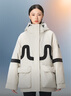 美力城鈦金PRO極寒系列短款羽絨服女2024新款戶外工裝情侶男款鵝絨服 灰色 M 曬單實拍圖