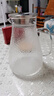 青蘋果【采銷推薦】加厚冷水壺玻璃涼水壺家用耐高溫泡茶壺涼水杯套裝 【升級(jí)鋼蓋】錘紋壺1.8L 曬單實(shí)拍圖