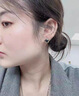 伊燦氣質(zhì)名媛黑色鋯石三角耳釘女個性高級感2025新款爆款輕奢小眾耳飾 黑色三角形耳釘 曬單實拍圖