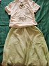 童槐女童夏季漢服套裝2025新款兒童國(guó)風(fēng)超仙清新盤(pán)扣短袖闊腿褲兩件套 綠竹色【兩件套】 150 【建議身高140cm左右】 曬單實(shí)拍圖