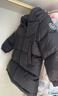 保姆鵝  兒童羽絨服寶寶中長(cháng)款護臉加厚鴨絨外套防風(fēng)保暖童裝冬[NG2664] 炭黑 140 曬單實(shí)拍圖