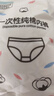 安可新一次性內(nèi)褲兒童女童純棉旅行滅菌衛(wèi)生內(nèi)褲三角白色S碼 5條裝*2盒 曬單實拍圖