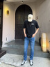 Calvin KleinJeans【涼感】25春夏男士復(fù)古休閑通勤ck修身微彈牛仔褲4RAB725 ULN-牛仔淺藍(lán) 34 曬單實拍圖