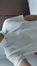 夢特嬌（MONTAGUT）短袖polo衫男夏季100%純棉時尚涼感透氣中青年T恤 輕柔白 XL/52  曬單實拍圖