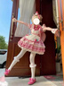 馨瑞緣（XINRUIYUAN）洛麗塔全套粉色花苞 lolita OP可愛(ài)日常輕lo公主連衣裙 L 曬單實(shí)拍圖