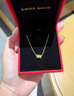 中國黃金（CHINA GOLD）黃金吊墜女新款足金小蠻腰項鏈掛墜七夕情人節(jié)禮物送女朋友老婆 【今/次日達】小蠻腰吊墜 約0.1g【贈銀鏈】 曬單實拍圖