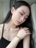 九華山優(yōu)化綠幽靈文玩水晶手串女瑪瑙串珠手鏈七夕情人節(jié)生日禮物送女友 優(yōu)化綠幽靈紅瑪瑙手鏈 曬單實(shí)拍圖