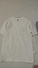 名創(chuàng)優(yōu)品（MINISO）短袖男純棉休閑寬松夏季圓領(lǐng)百搭青少年潮流半袖t恤 淺米 XL 曬單實(shí)拍圖
