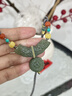 月石緣和田玉項(xiàng)鏈女玉璜祥龍扣鎖骨鏈新中式國風(fēng)漢服旗袍配飾毛衣鏈禮物 【玉璜祥龍扣款】和田玉吊墜 曬單實(shí)拍圖