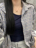 沉魚落雁莫比烏斯鉆石銀項鏈輕奢小眾高級感生日七夕情人節(jié)禮物送女友老婆 曬單實拍圖