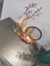 歐梵普（oufanpu）喬遷之喜禮物搬家開(kāi)業(yè)禮品創(chuàng)意鹿輕奢電視柜客廳玄關(guān)流沙畫(huà)擺件 一鹿高升事事如意（橘黃禮盒裝） 【福鹿發(fā)財(cái)，節(jié)節(jié)高升】 曬單實(shí)拍圖