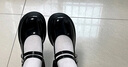 回力女鞋厚底瑪麗珍女鞋新款2025春法式小個子公主配裙子黑色小皮鞋子 黑色 38 曬單實拍圖