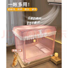 南極人（Nanjiren）A類抗菌防摔蚊帳1.8x2米家用免安裝蚊帳防摔嬰兒防蚊罩三開(kāi)門(mén)紋賬 全底春見(jiàn)-粉【A類抗菌帳紗】 1.8x2.0m【升級(jí)加粗免安裝支架】 曬單實(shí)拍圖