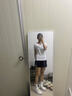 李寧（LI-NING）羽毛球服女款夏季短袖比賽套裝兩件套運動服團隊服 曬單實拍圖