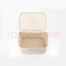 無印良品（MUJI）聚酯纖維棉麻混紡軟盒/長方形/附蓋/中 原色 曬單實拍圖