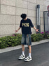 Lee男鞋新款撞色牛仔拼接休閑鞋時尚運動板鞋舒適透氣潮牌百搭鞋子男 曬單實拍圖