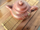 璽翰雅（ROYHOYE）限量品泥繪大師張小嶺宜興紫砂壺純全手工泡茶壺功夫茶具掇子壺 花開(kāi)富貴 張小嶺作品 曬單實(shí)拍圖
