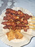大用骨肉相連2斤 雞肉串雞軟骨串燒烤 冷凍雞脆骨串 油炸小吃空氣炸鍋 曬單實(shí)拍圖