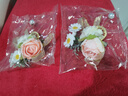 MPPMCK結(jié)婚胸花別針伴郎伴娘胸花新郎新娘婚禮襟花全套父母森系手花 香檳粉色 (伴郎+伴娘)1對 曬單實(shí)拍圖