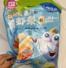 小鹿藍(lán)藍(lán)DHA高鈣真蝦條原味 寶寶兒童零食 蝦條磨牙餅干160g 8小袋 曬單實(shí)拍圖