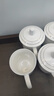 陶相惠茶杯辦公陶瓷杯會議杯帶蓋10只裝商務會議開會杯子水杯套裝350ml 曬單實拍圖
