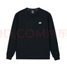 361°運動(dòng)衛衣男秋季新款圓領(lǐng)套頭運動(dòng)上衣男百搭服飾御寒保暖 【推薦】超級黑 M 曬單實(shí)拍圖