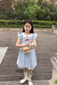 女童連衣裙夏季2025新款兒童夏裝裙子中大童休閑初中生公主裙洋氣 藍(lán)色連衣裙 160 曬單實(shí)拍圖