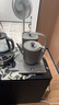 越一純鈦涌泉式自動上水電熱水壺 輕奢高端電茶爐茶臺燒水壺嵌入式煮水套裝T60 0.9L （桶裝水配置） 曬單實拍圖
