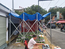 【送貨上門】推拉棚折疊雨棚大排檔燒烤大型倉庫帳篷戶外移動擺攤 定制四周圍布（選擇款式報價） 曬單實拍圖
