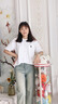 SPAO韓國同款刺繡小熊純棉短袖男女生百搭休閑寬松t恤SPDX25SD01LD 白#SP海軍熊 S 曬單實拍圖