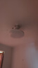 美的（Midea）風(fēng)扇燈餐廳吊扇燈led臥室燈隱形扇葉遙控三防燈具熟睡風(fēng)包安裝 曬單實(shí)拍圖