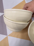 浩雅釉下彩陶瓷餐具家用飯碗湯碗面碗米蘭4.5英寸螺旋飯碗6個(gè)裝 曬單實(shí)拍圖