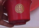 絢學(xué)結(jié)婚敬茶杯結(jié)婚改口茶杯托盤套裝紅訂婚敬酒杯婚禮敬茶杯套裝結(jié)婚 金喜敬茶杯【2個(gè)裝】+方托盤 曬單實(shí)拍圖