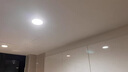 歐普照明（OPPLE）led防眩筒燈嵌入式窄邊框孔燈客廳過道吊頂天花燈過道燈三色可調(diào) 防眩白杯筒燈【白光6000K】 7W【開孔7.5-8cm】 曬單實拍圖