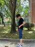 增致牛仔（ZENGZHI）冰絲透氣牛仔褲男夏季薄款2025休閑百搭直筒七分褲男士中褲 曬單實(shí)拍圖
